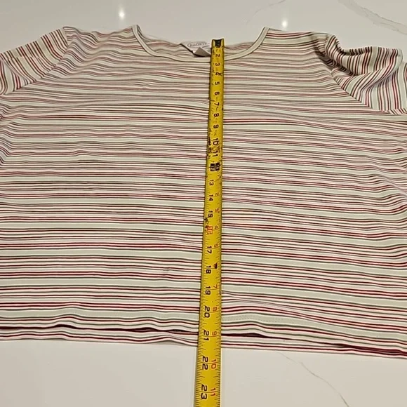 NORTHERN REFLECTIONS Top L/S Stripped Scoop Neck Women's XL - Picture 10 of 11